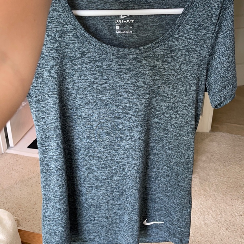 Gray Nike Workout T-shirt